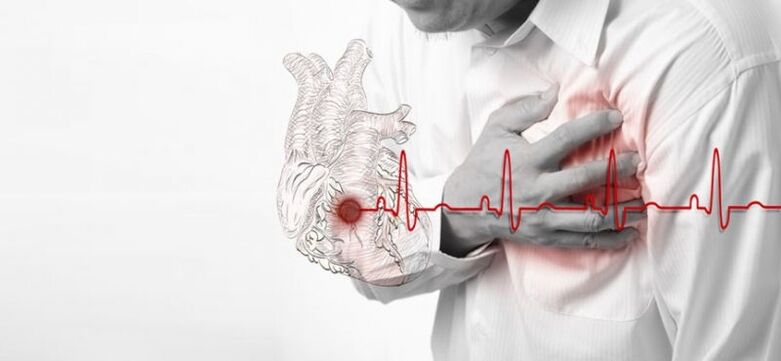 O ataque cardíaco como causa da dor baixo o omóplato esquerdo