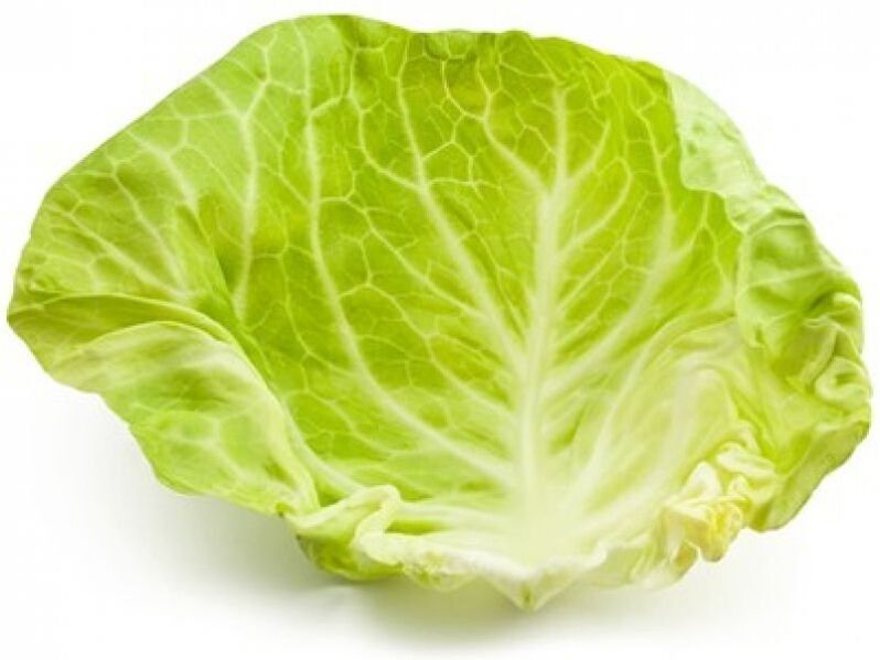 Unha folla de repolo aplicada ao pescozo alivia a dor debido á osteocodrose.