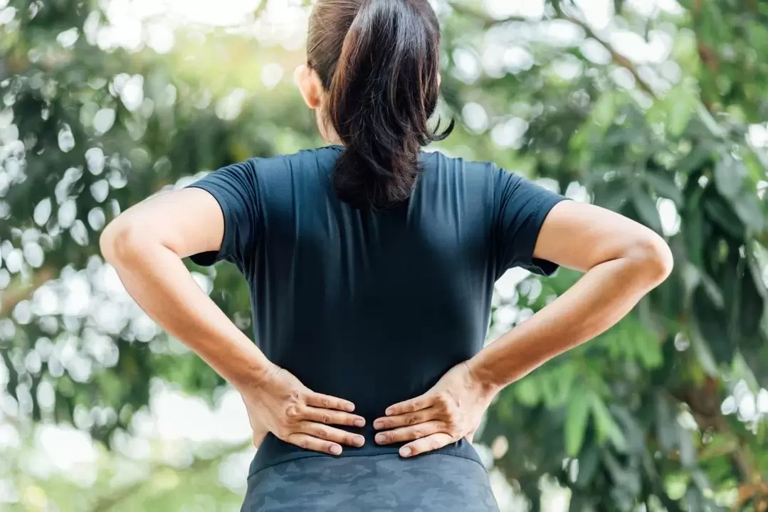 Dor lumbar debido á osteocondrose